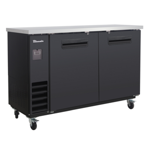 Blueair BLNBB-60B-HC 61-1/8" Narrow Depth Refrigerated Back Bar Cabinet