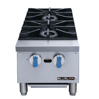 Bluelava BLHP12 12"W Countertop Gas Hot Plate Two Burners