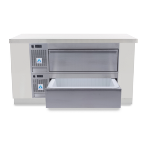 Adande VSS2 Cassette 5.3 cu. ft. Double Drawer Refrigerated Freezer Base