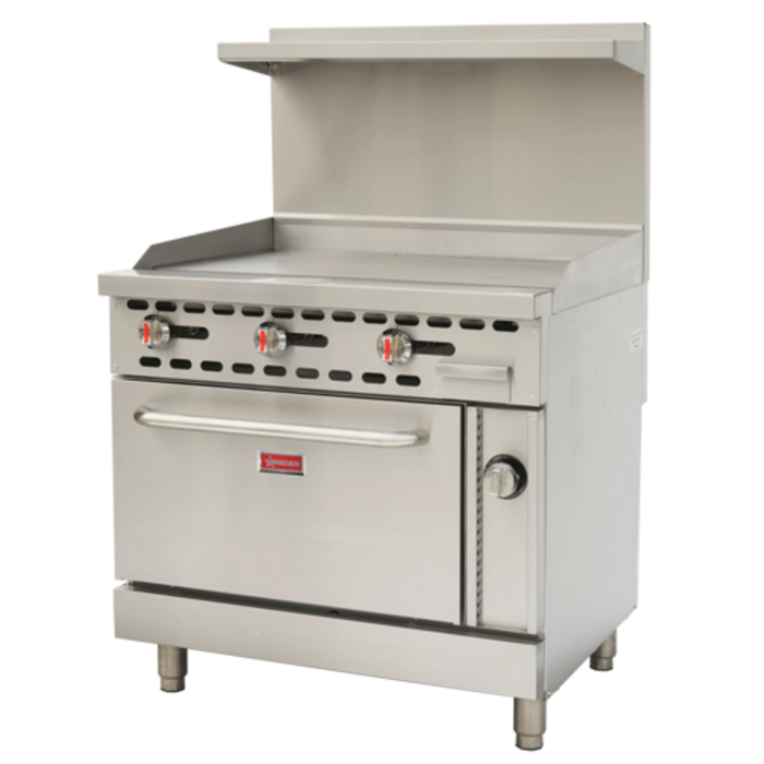 Omcan 48189 (CE-CN-0914G-RC) 36" Commercial Gas Restaurant Range