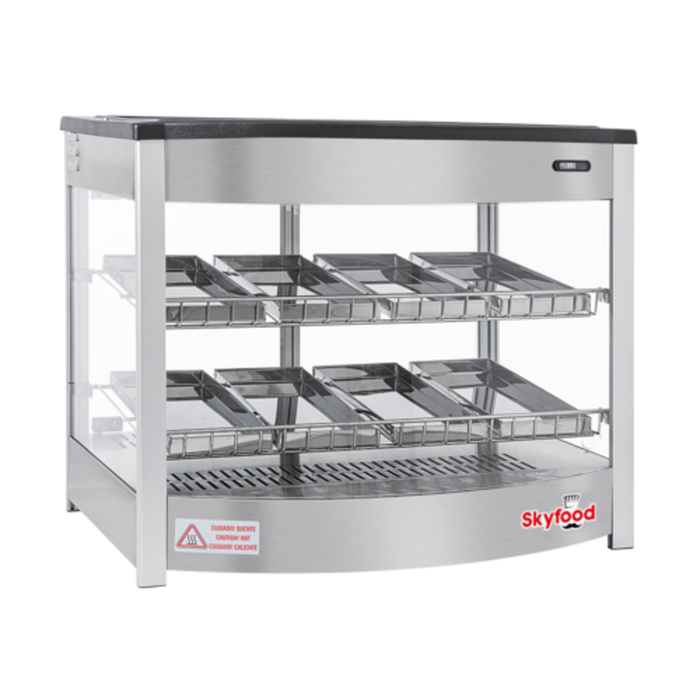 Skyfood FWD2S8P 25-5/8"W Heated Countertop Deli Display Case