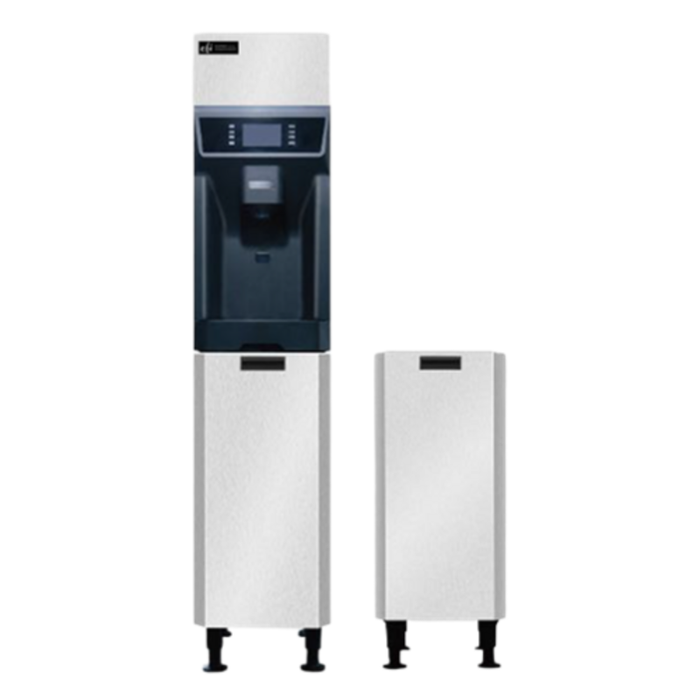 Stainless Steel Equipment Stand With Ice And Water Dispenser For Enhanced Accessibility And Stability.