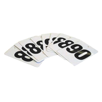 Alt Tag: Omcan 13665 Extra Tags 1-100 For Customer Numbering System replacement number tags for Please Take-A-Number queue system