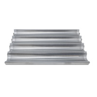 Omcan 81114 1 lb. Capacity Aluminum Loaf Pan for Bakeries, commercial baking loaf pan for evenly baked bread and pound cake