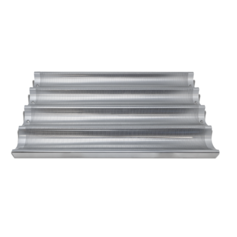 Omcan 81114 1 lb. Capacity Aluminum Loaf Pan for Bakeries, commercial baking loaf pan for evenly baked bread and pound cake