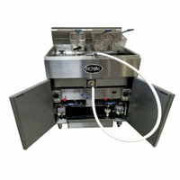 ROYAL RHEF-45-5-CM 77.5" 5x45-50 lb Gas Fryer Battery