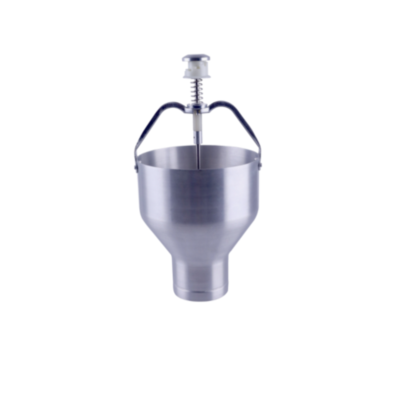 Omcan 81230 1.3 Quart Stainless Steel Batter Dispenser with Stable Stand stainless steel pancake batter dispenser with trigger handle