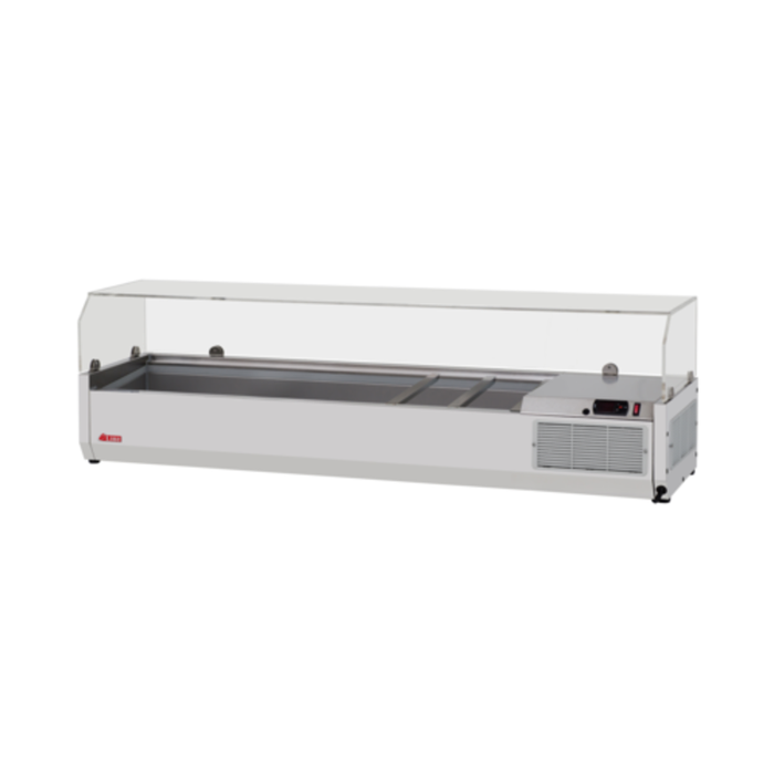 Turbo Air CTST-1500G-13-N 59" E-Line Refrigerated Countertop Pan Rail