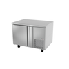 Fagor Undercounter Refrigerator With Stainless Steel Finish And Double Doors For Commercial Kitchen Use
