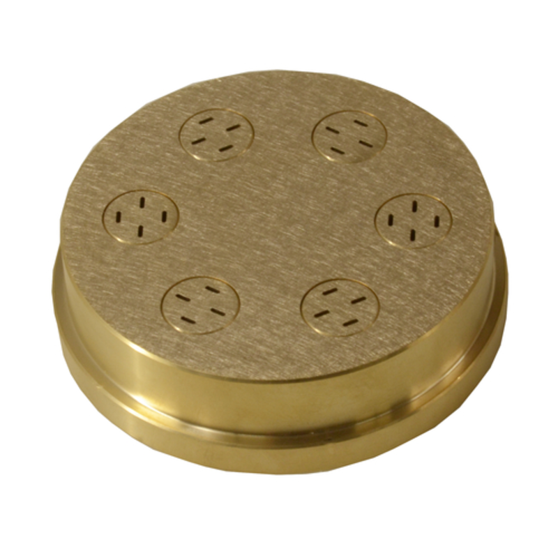 Omcan 13376 Pasta Machine Die for 2.5mm Tagliatelle Noodles brass pasta die plate for Omcan pasta machine