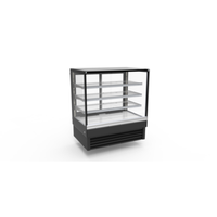 Arctic Air ARDC36B 36" Wide Black Square Refrigerated Display Case