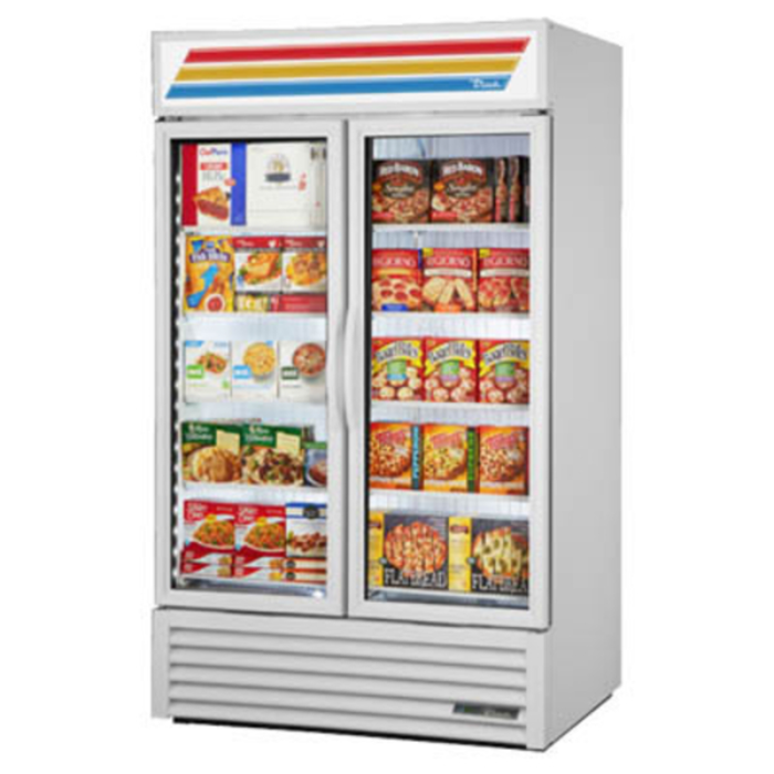 Congélateur-présentoir en verre à deux portes True GDM-43F-HC~TSL01, 47 pouces