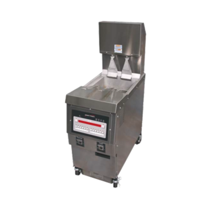 Henny Penny OGA 321 Gas Floor Model Full Pot Fryer 65 lb
