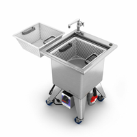 Power Soak SS-M Silver Soak 11 Gallon Mobile Pre-Washing System