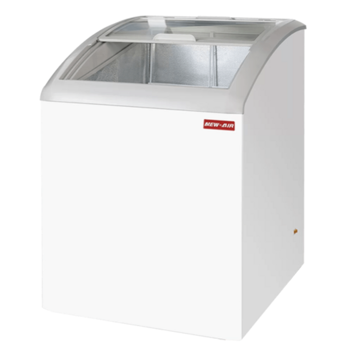 New Air NIF-24-CG 24.25-Inch Curved Glass Ice Cream Freezer