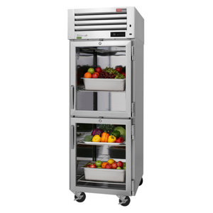 Turbo Air PRO-26-2R-G-N(-L) 28.75"W Reach-In Glass Door Refrigerator