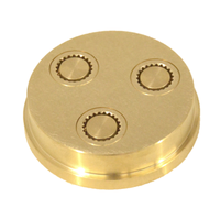 Omcan 19756 Maccheroni Rigati 15mm Machine à pâtes Bronze Die - accessoire commercial pour maccheroni rigati italien frais