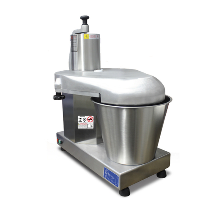 OMCAN 44532 2.6 Gallon High-Capacity Commercial Food Processor Machine stainless steel food processor with large bowl, 1.5hp motor