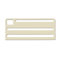 Omcan 12921 Tan Replacement Insert for Commercial Knife Block Racks