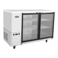 Atosa SBB59GGRAUS1 57-3/4" Refrigerated Back Bar Cabinet