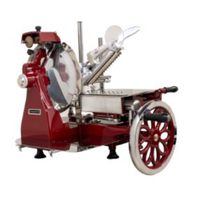 Trento MS-IT-0300-MF 26073 12" Volano Manual Meat Slicer Flower Flywheel
