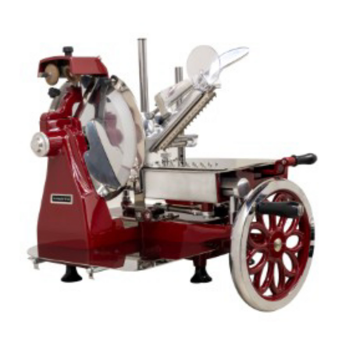 Trento MS-IT-0300-MF 26073 12" Volano Manual Meat Slicer Flower Flywheel
