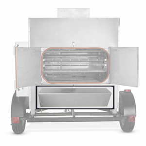 Cookshack PA006 Stainless Steel Front Shelf for FEC500 Smoker