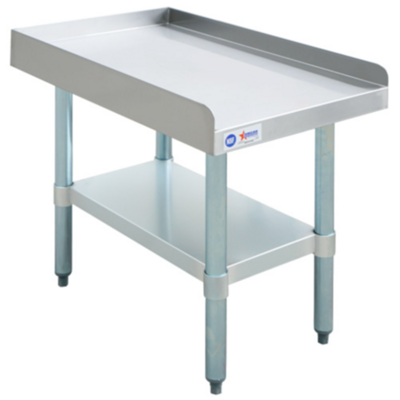 Stainless Steel Commercial Kitchen Equipment Stand With A Lower Shelf For Organization And Durability