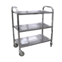 OMCAN 24418 Stainless Steel Bussing Cart with 66 lbs Capacity