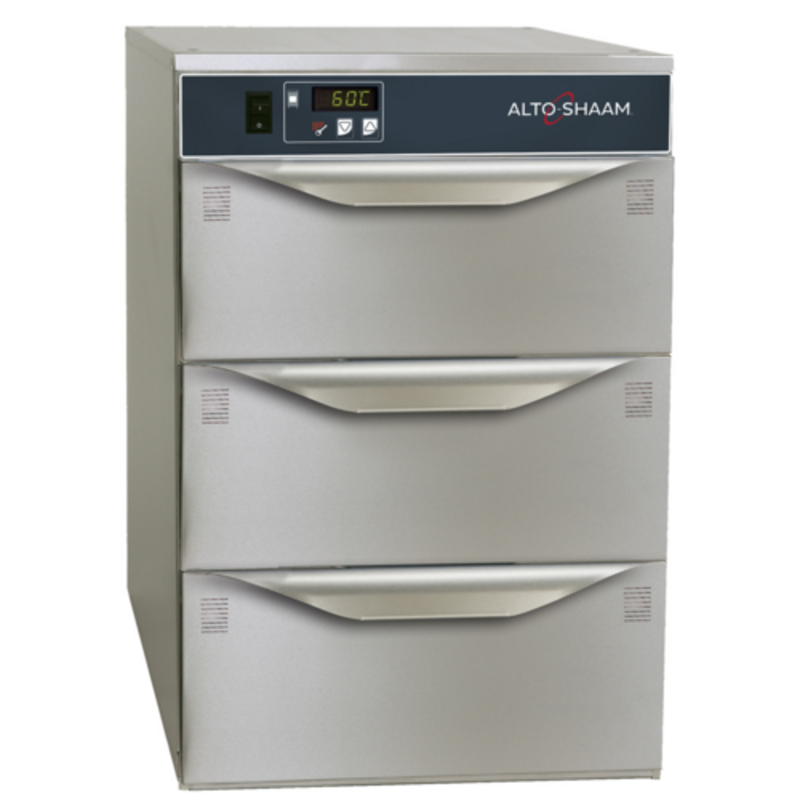 Alto-Shaam 500-3DN Three Drawer Freestanding Halo Heat Warming Drawer For Keeping Food Warm And Moist