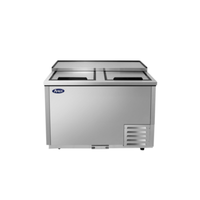 Atosa MBGF48GR 49.5" 13.1 cu. ft. Slide Top Glass Froster