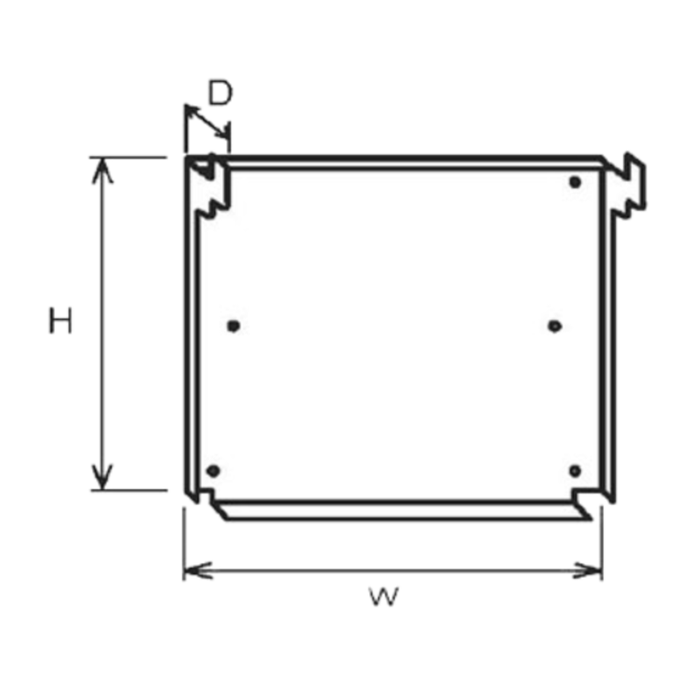 Equipex SM-1 Wall Mounting Kit For SEM-60 Commercial Salamander Broiler