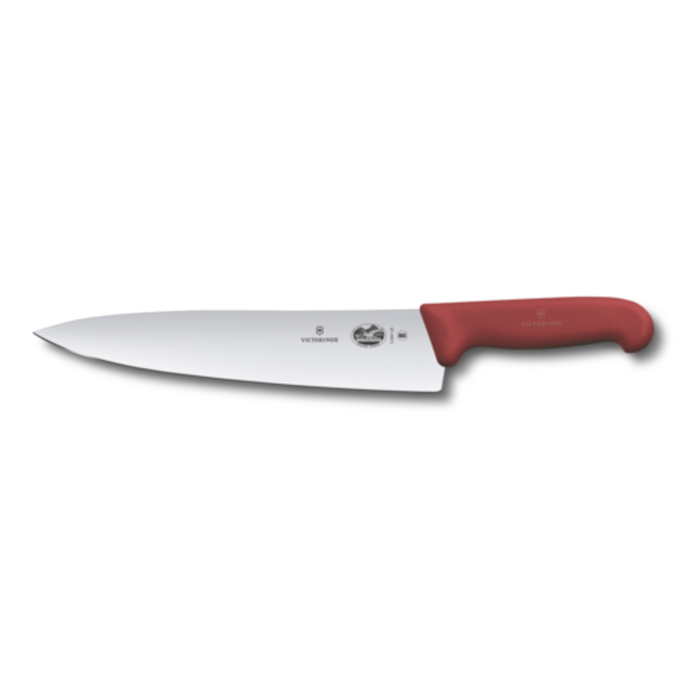Victorinox 5.2001.25B 10" Chef's Knife with Red Fibrox Handle