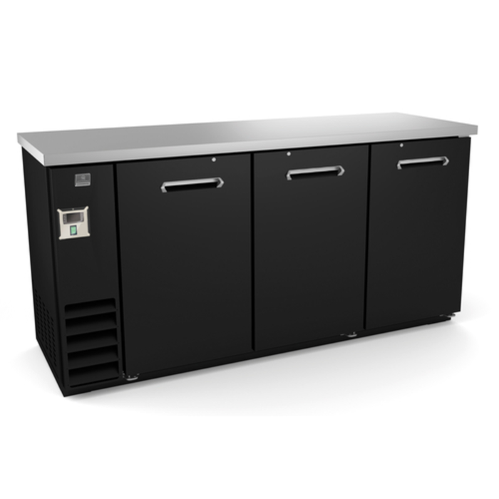Kelvinator KCHBB72S 73"W 20.8 cu. ft. Solid Door Back Bar Cooler