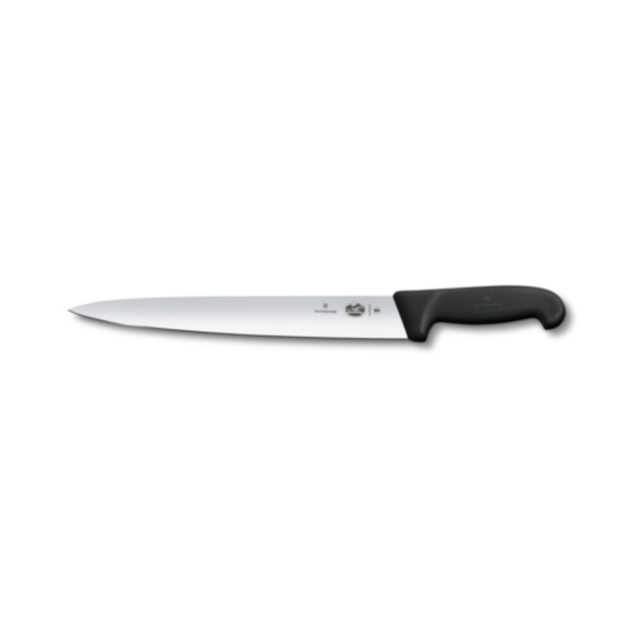 Victorinox 5.4503.30B 12" Chef's Slicer Knife with Black Fibrox Handle