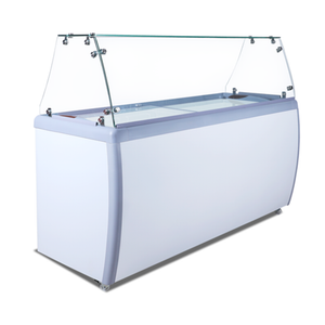 Congélateur de présentation à immersion pour crème glacée Omcan FR-CN-0460-S de 60 po de largeur