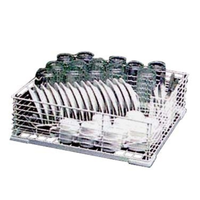 Jet-Tech 30012 Open Polypropylene Combination Dishwasher Rack for F-16DP