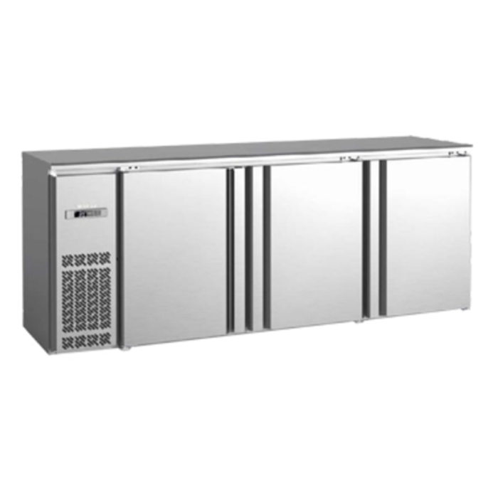 Infrico IMD-ERV84IISD 85.25" Three-Section Back Bar Cooler 19.85 cu. ft.