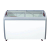 Ancaster 49.6-Inch Glass Top Sliding Door Freezer With Spacious Interior For Frozen Treats Display