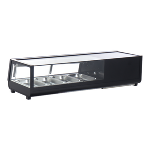 Omcan 48667 47-inch Refrigerated Rectangular Sushi Showcase Display Case
