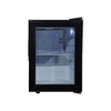 Compact Omcan 44527 Countertop Display Refrigerator With Glass Door And Shelves For Easy Access