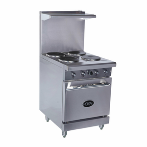 Royal RRE-4 24" Electric Restaurant Range with 4 Hotplates