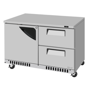Turbo Air TUR-48SD-D2R(L)-FB-N 48-1/4"W Undercounter Refrigerator 11.1 cu. ft.