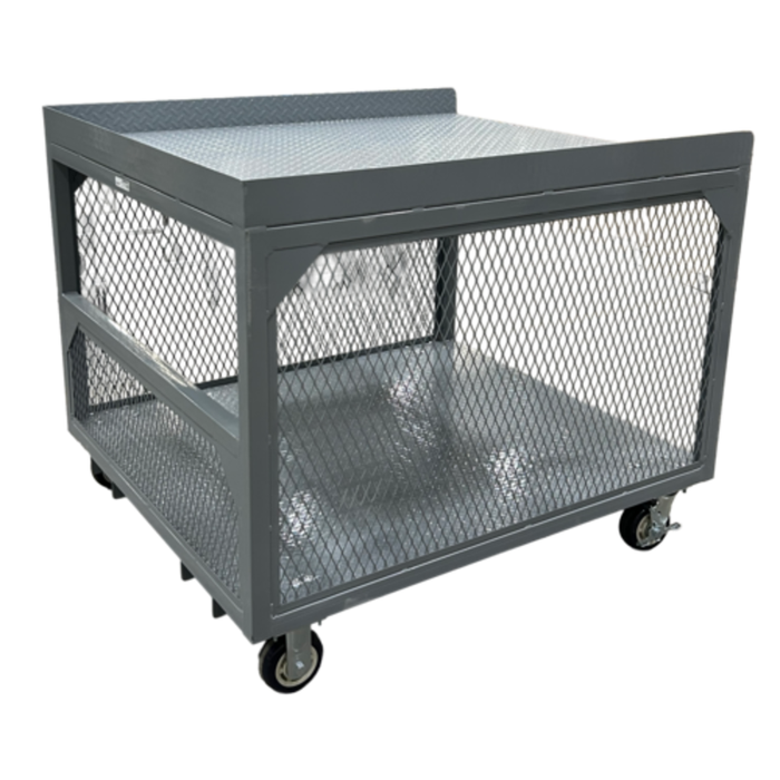 Winholt ST-OPP-4842H36-MLC 48x42 inch Utility Cart, 1000 lb Capacity, Fork-Liftable Steel