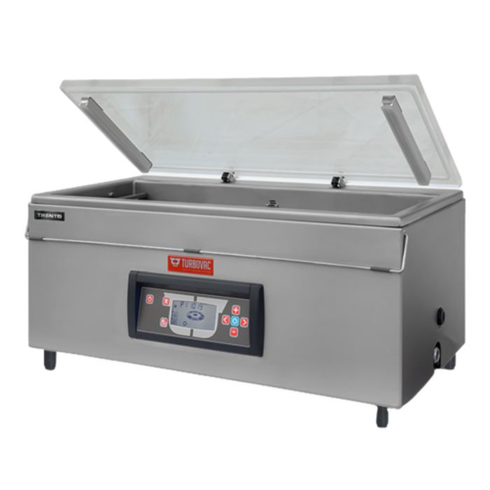 Tag alternatif : Turbovac 59014 Scelleur sous vide de table avec joint de 34,6 pouces scellant à chambre de table commerciale avec panneau de contrôle numérique et couvercle ouvert
