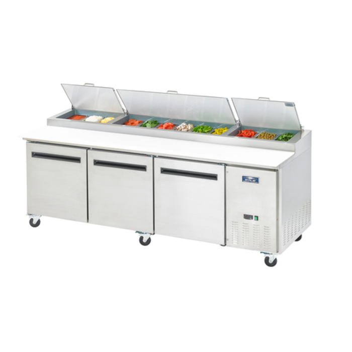 Arctic Air APP94R 94-Inch Refrigerated Pizza Prep Table
