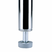 Rosko RO-ACC-WS-FOOT Adjustable Galvanized Steel Foot for Wire Shelving