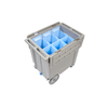 NSF Replacement Ice Cart With Multiple Compartments For Efficient Ice Storage And Handling