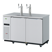 Turbo Air TBD-2SDD-N6 58-3/4"W Super Deluxe Draft Beer Cooler