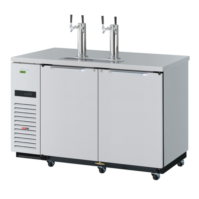 Turbo Air TBD-2SDD-N6 58-3/4"W Super Deluxe Draft Beer Cooler